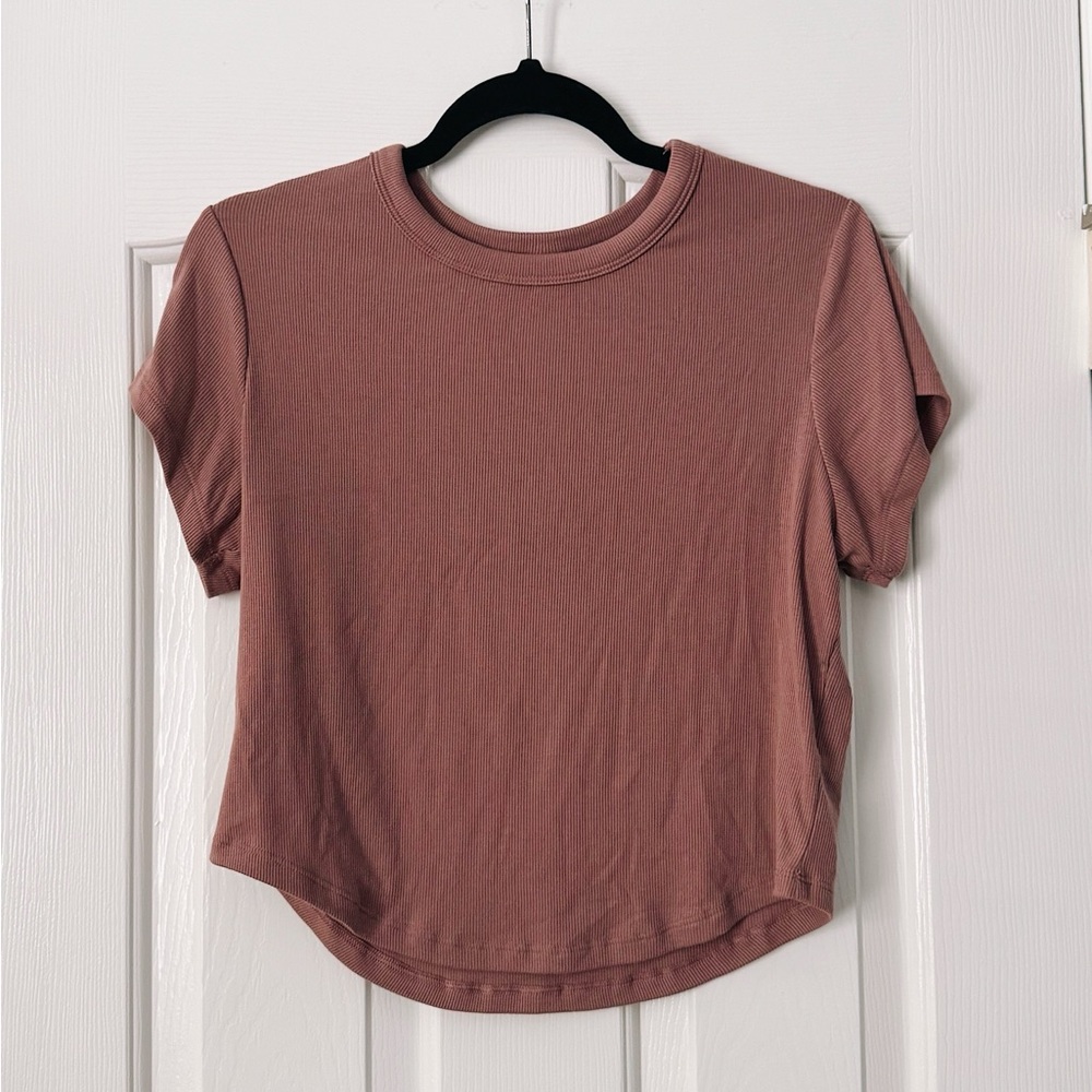 Old Navy | Ultralite Mauve Crop Top